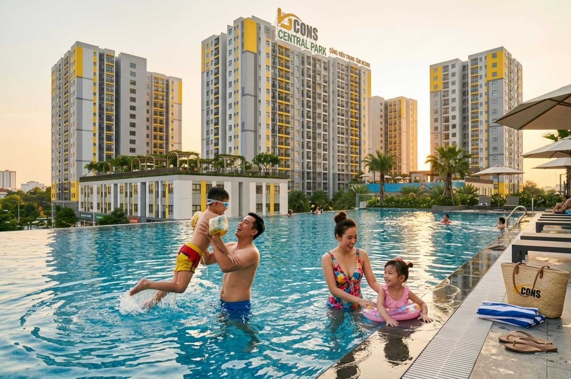 Gia đình trẻ là tệp khách hàng Bcons Central Park tiềm năng nhất