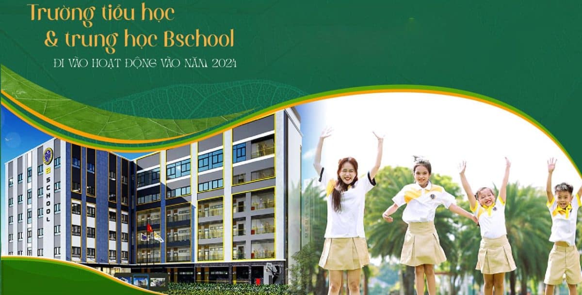Kiến trúc trường liên cấp Bschool tại Bcons City Dĩ An